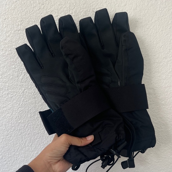 Dakine Wristguard Glove Women’s Size Medium / 7 Teal Blue Green Black - Picture 3 of 5